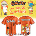 San Francisco Giants MLB The Simpsons Heritage Baseball Jersey