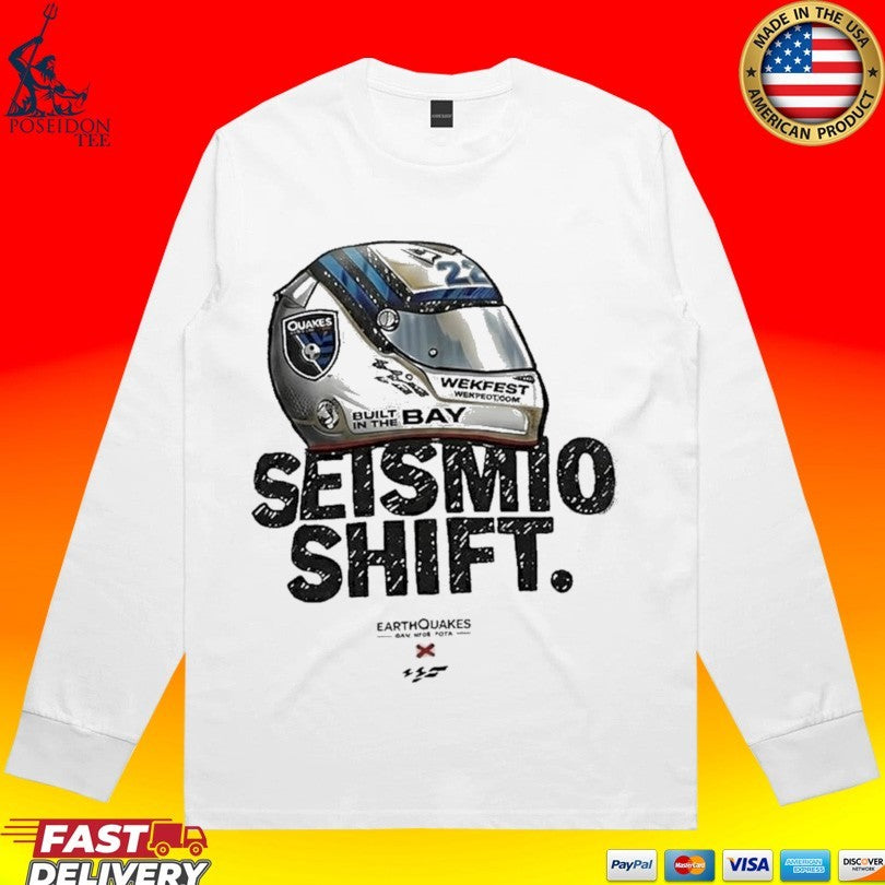 San Jose Earthquakes X Wekfest Helmet Built In The Bay Vintage T-shirt