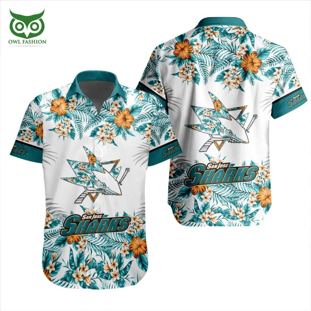 San Jose Sharks NHL Team Beach Vibe Hawaiian Shirt