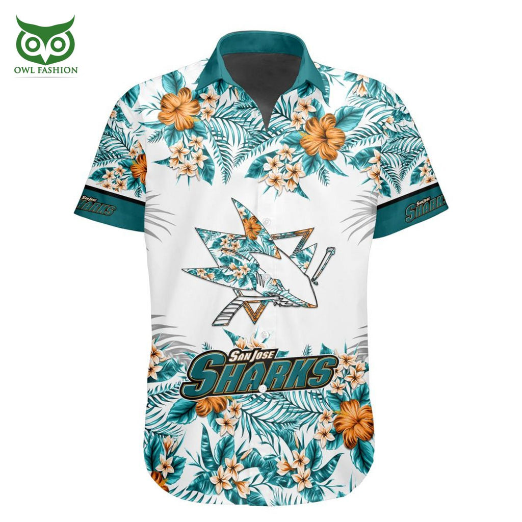San Jose Sharks NHL Team Beach Vibe Hawaiian Shirt