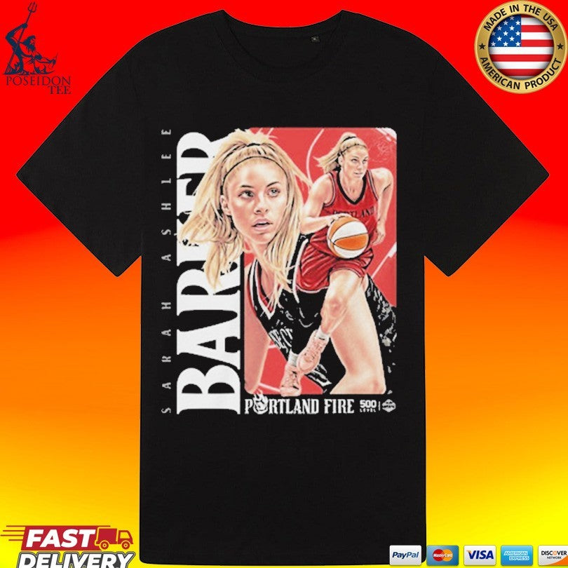 Sarah Ashlee Barker Portland Fire Wnba Player T-shirt