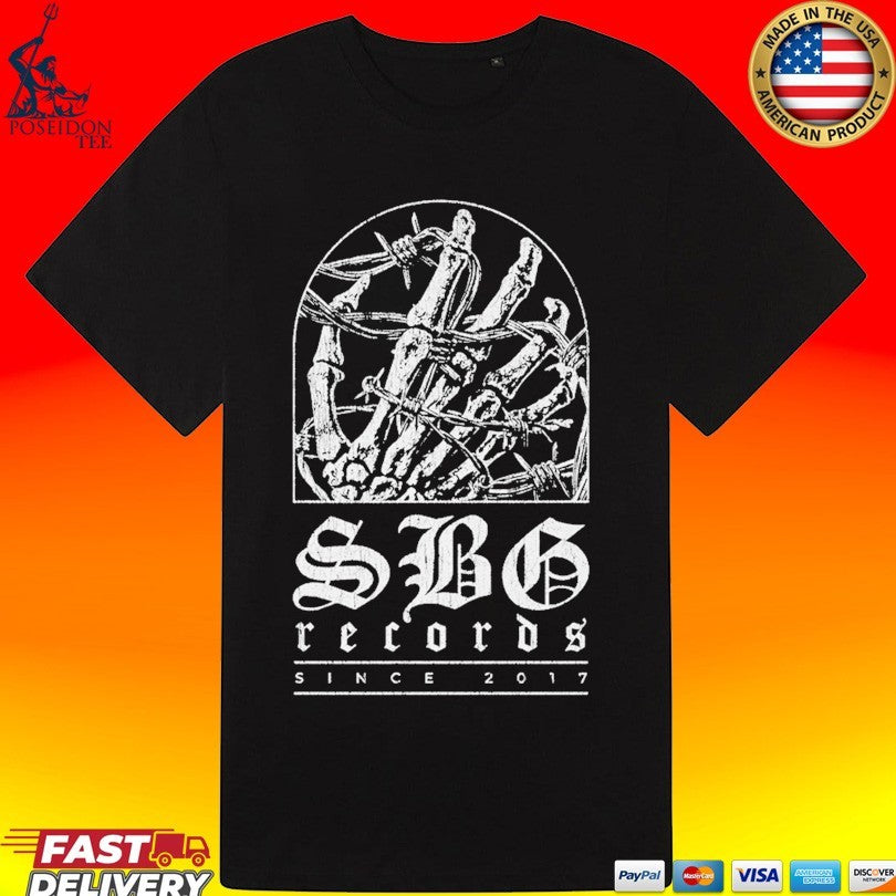 Sbg Records Bones Since 2017 T-shirt