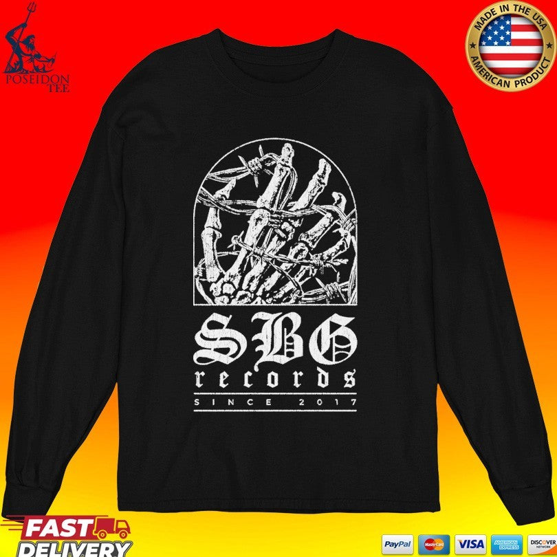 Sbg Records Bones Since 2017 T-shirt