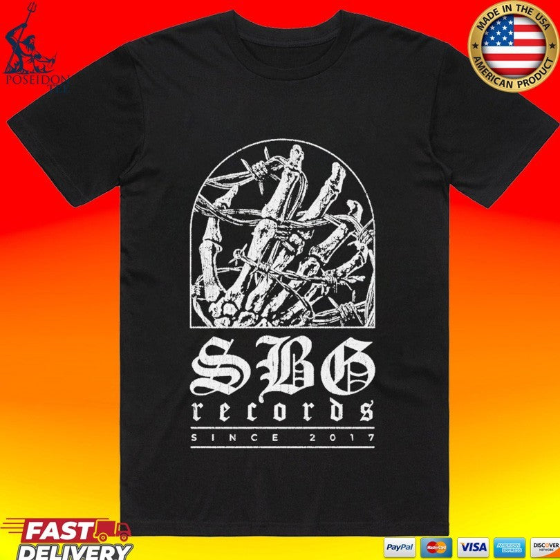 Sbg Records Bones Since 2017 T-shirt
