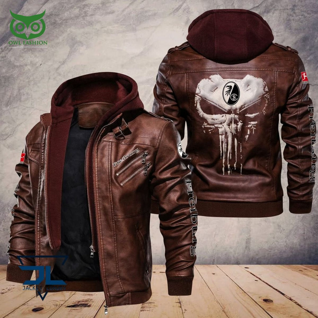 SC Freiburg Bundesliga Germany League 2D Leather Jacket