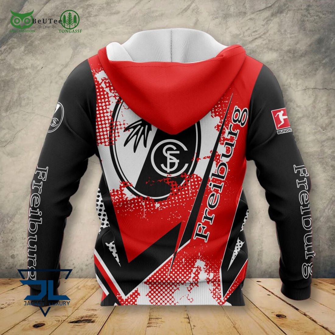 SC Freiburg Iheren Namen AOP 3D Shirt Full