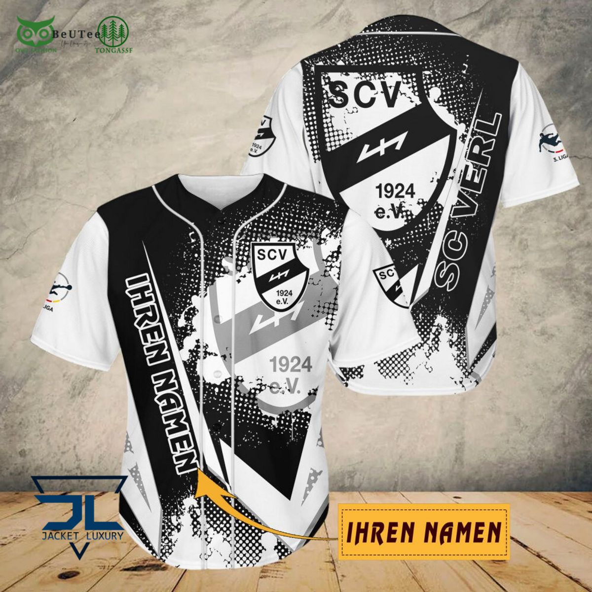 SC Verl Bundesliga Ihren Namen 3D Hoodie Shirt Polo