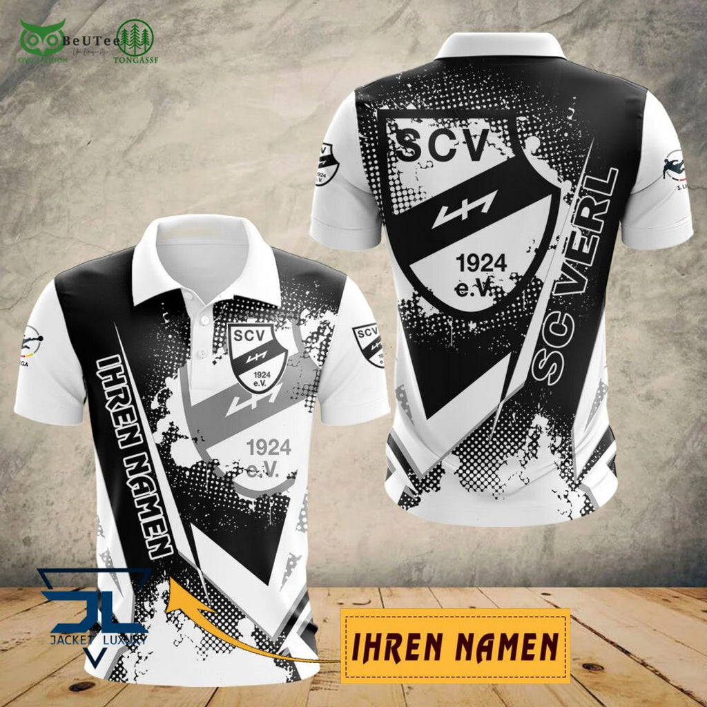 SC Verl Bundesliga Ihren Namen 3D Hoodie Shirt Polo