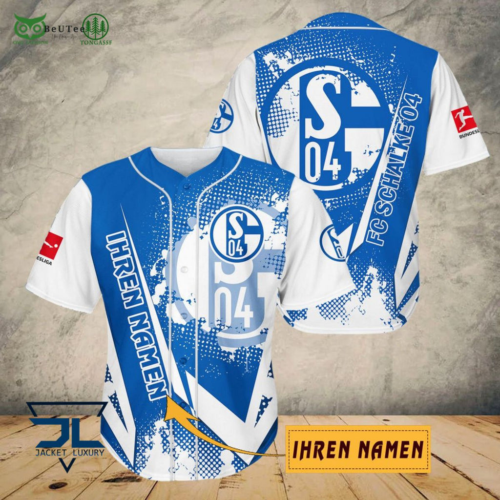 Schalke 04 Bundesliga Ihren Namen 3D Hoodie Shirt Polo