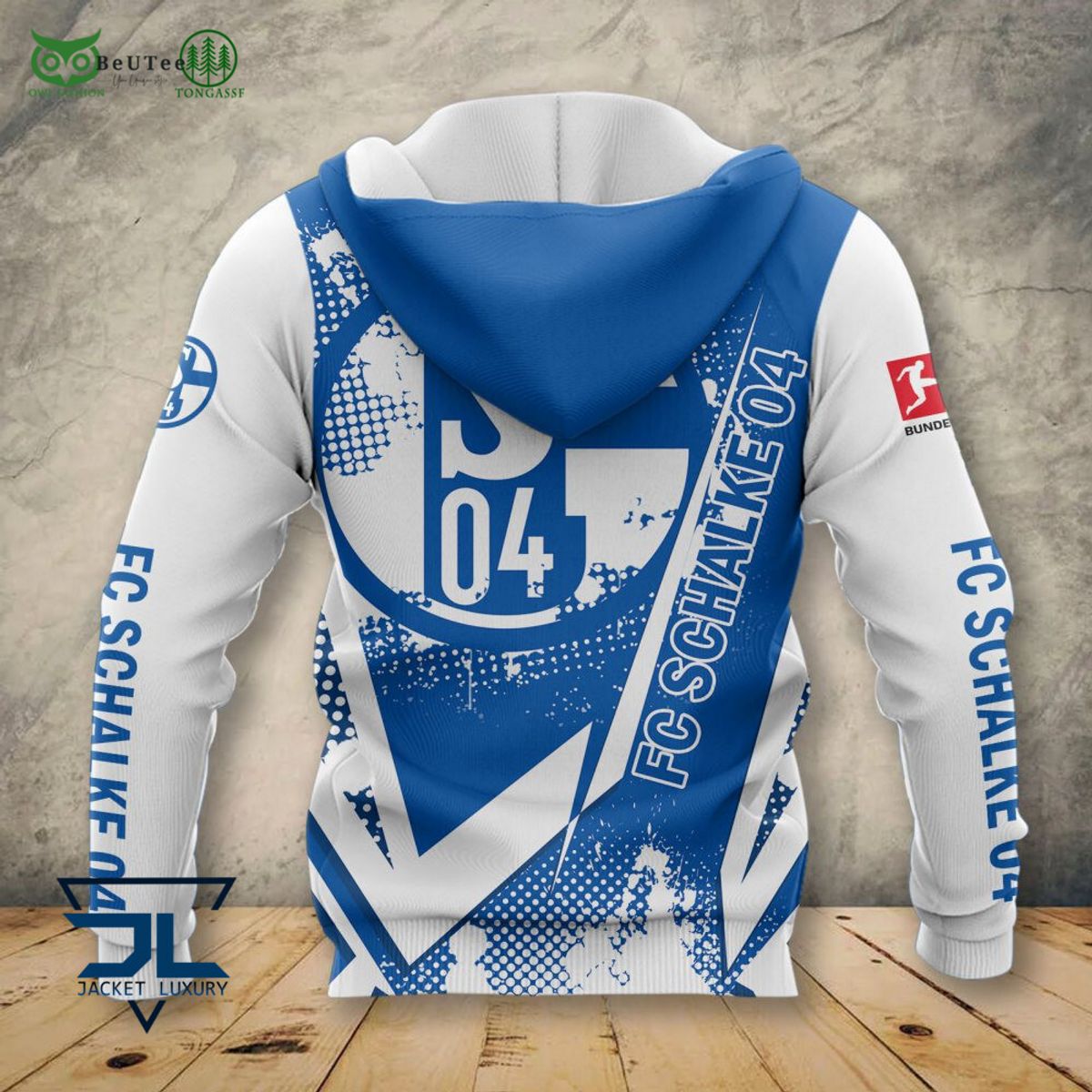 Schalke 04 Bundesliga Ihren Namen 3D Hoodie Shirt Polo