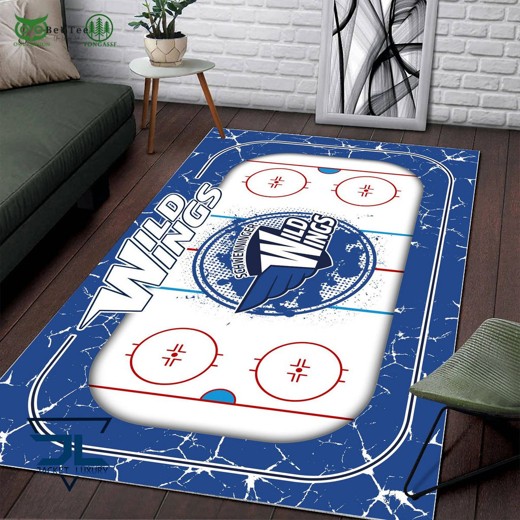 Schwenninger Wild Wings Germany Ice Hockey Team Carpet Rug