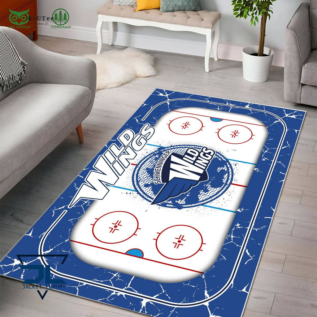 Schwenninger Wild Wings Germany Ice Hockey Team Carpet Rug