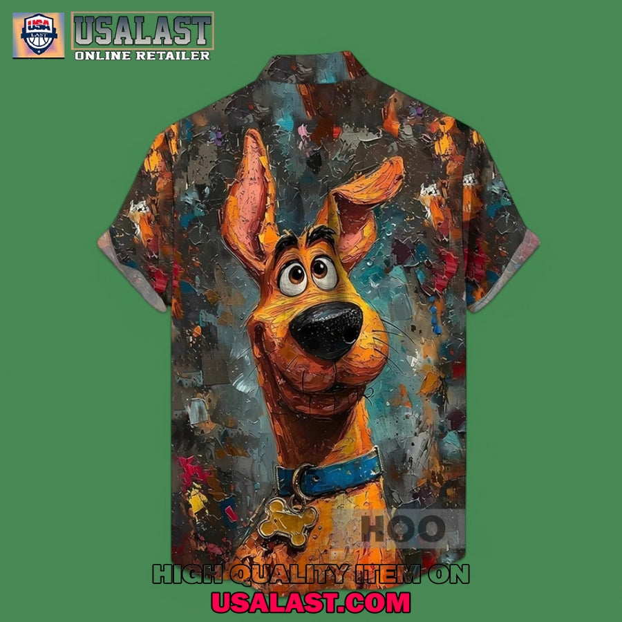 Scooby Doo Oil Painting Style Hawaiian Shirt