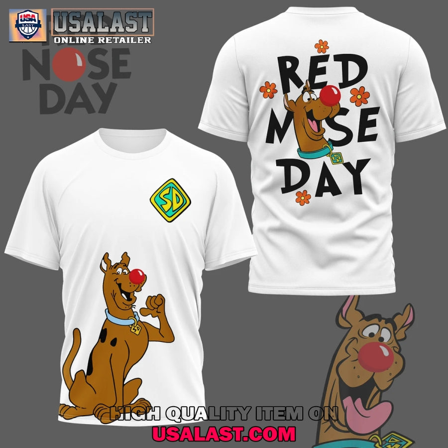 Scooby Doo Red Nose Day All Over Print Shirt