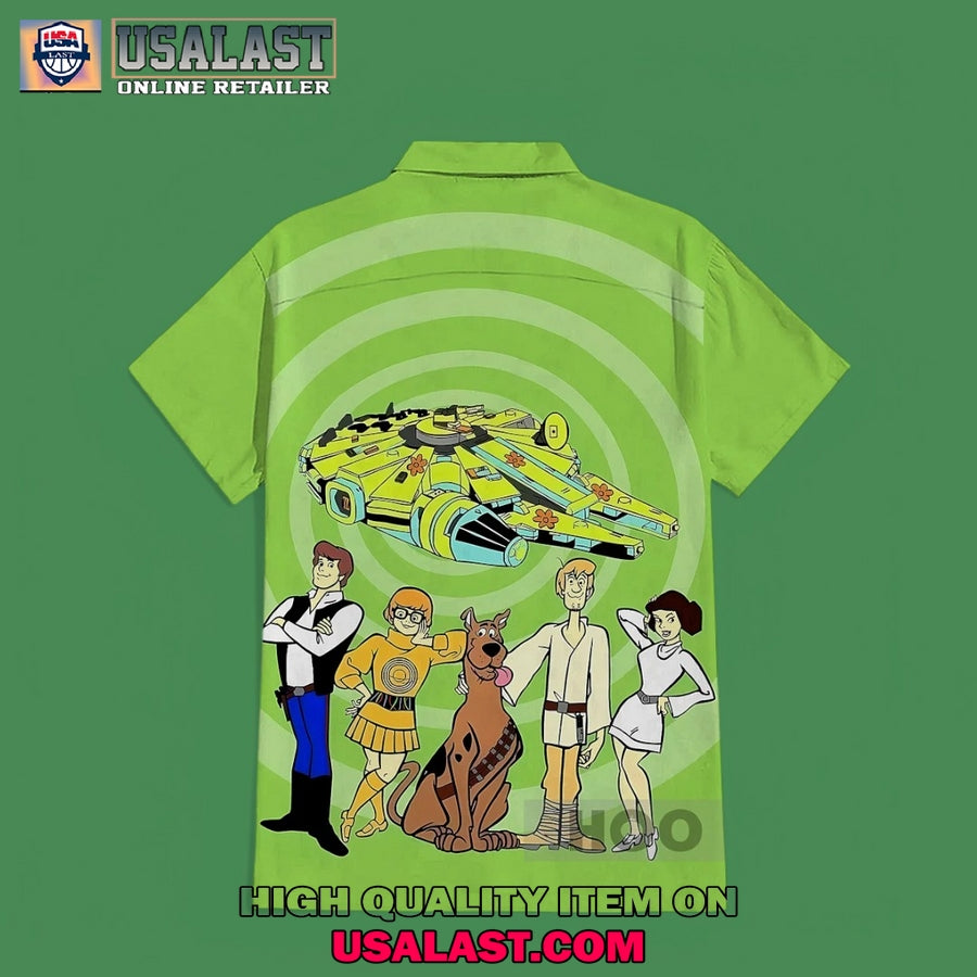 Scooby Doo Sci-Fi Spaceship Hawaiian Shirt