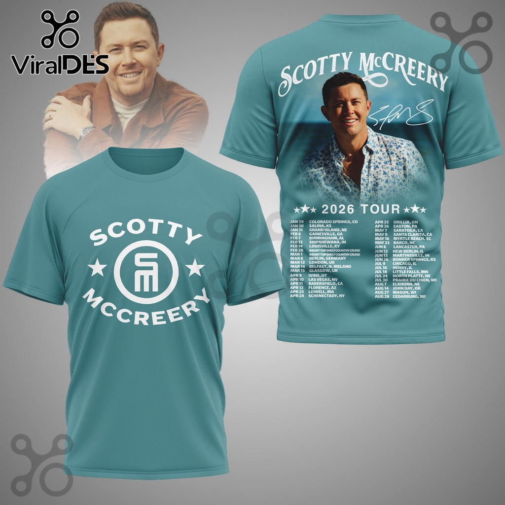 Scotty McCreery 2026 Tour 3D T-Shirt