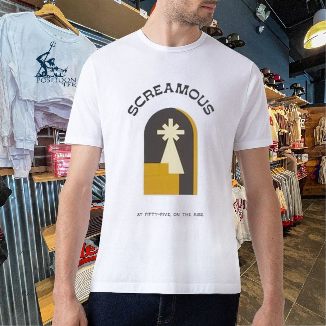Screamous At Fifty-five On The Rise Arching Crown T-shirt