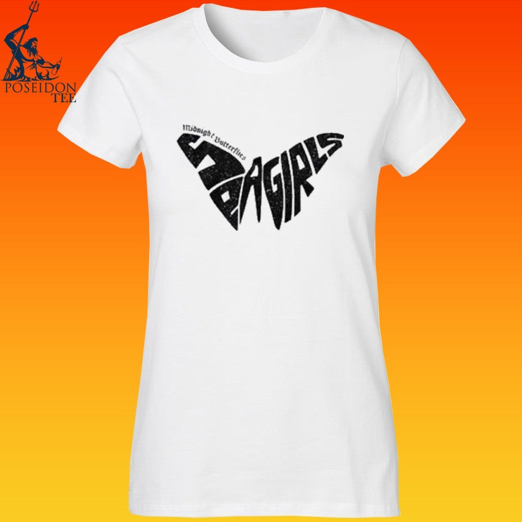 Sea Girls Butterfly White T-shirt