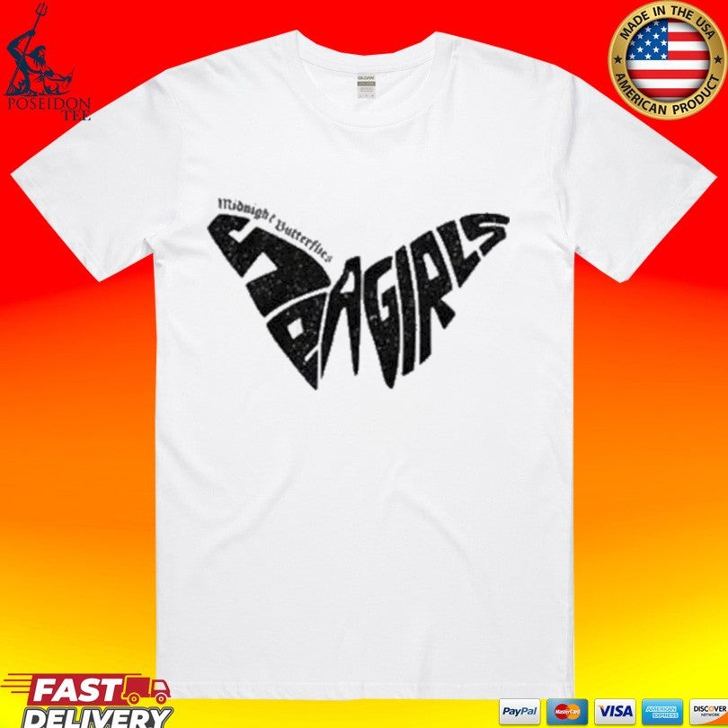 Sea Girls Butterfly White T-shirt