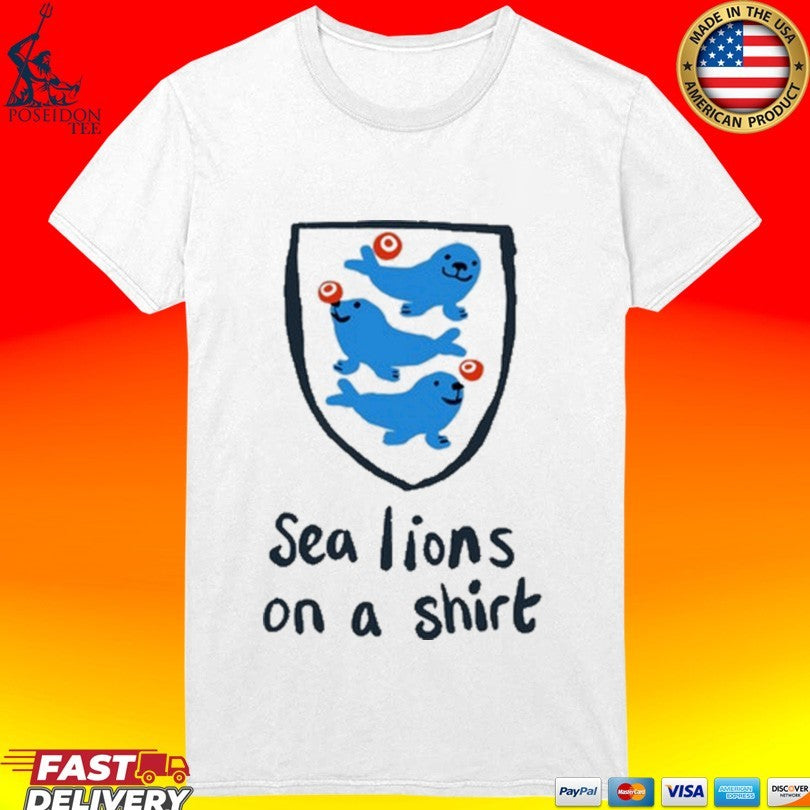 Sea Lions On A T-shirt