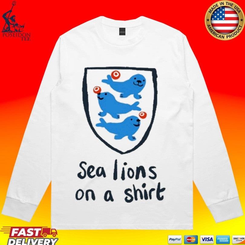Sea Lions On A T-shirt