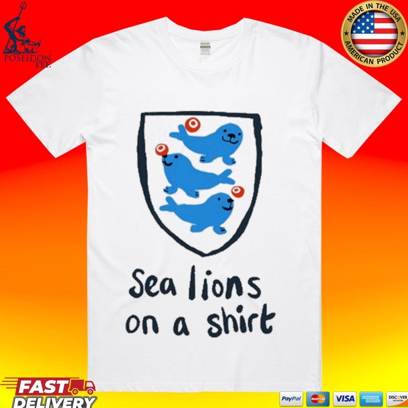 Sea Lions On A T-shirt