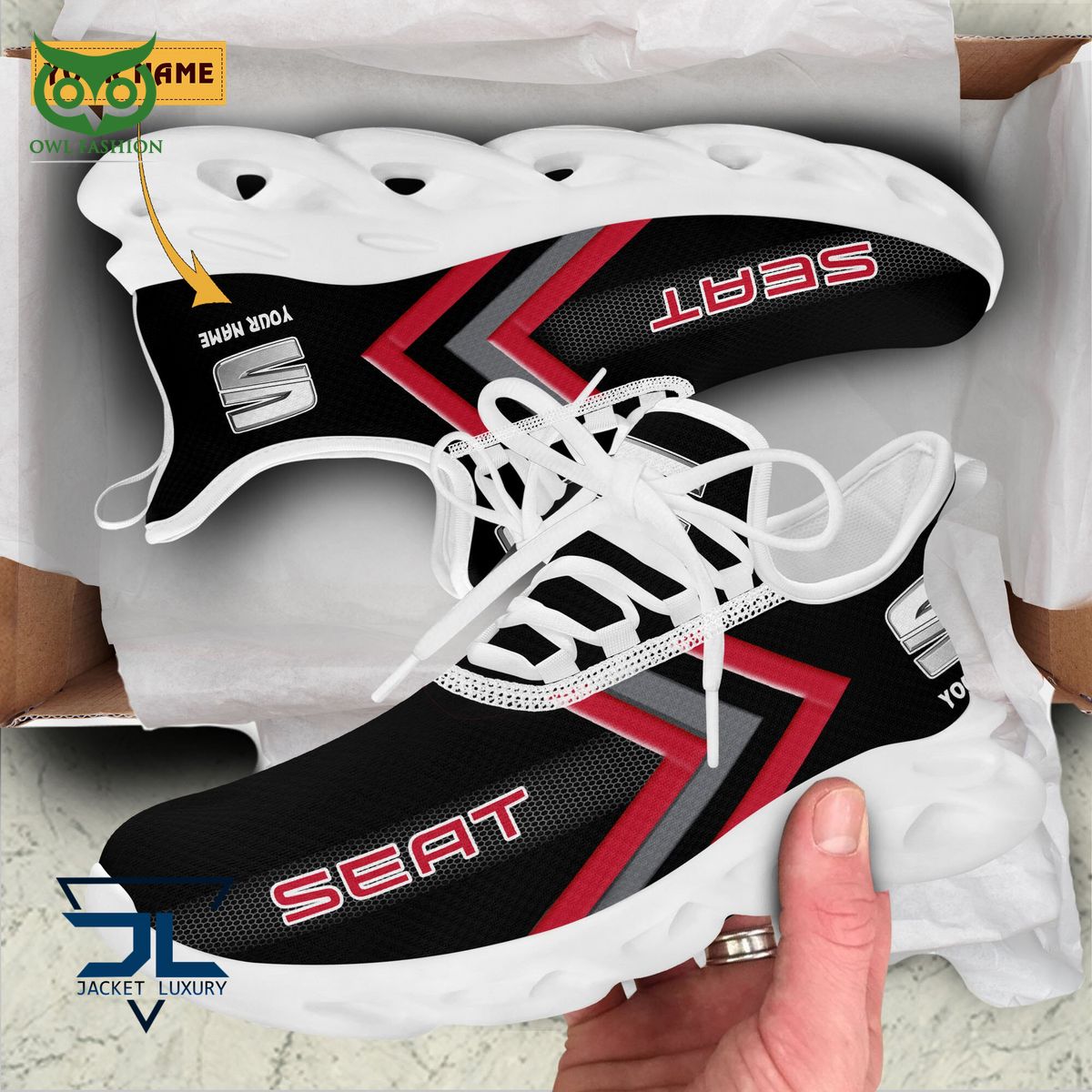 SEAT Automobile Brand Personalized Max Soul Shoes