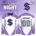 Seattle Kraken Hockey Fights Cancer Purple Jersey Limited Edition