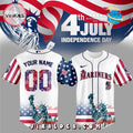 Seattle Mariners Custom Independence Day Baseball Jersey