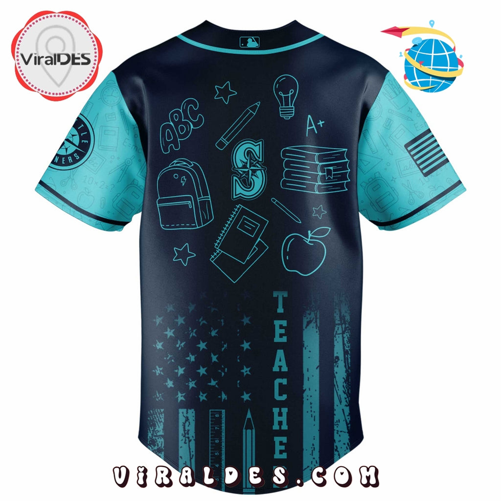 Seattle Mariners MLB x Teacher Appreciation Day Baseball Jersey