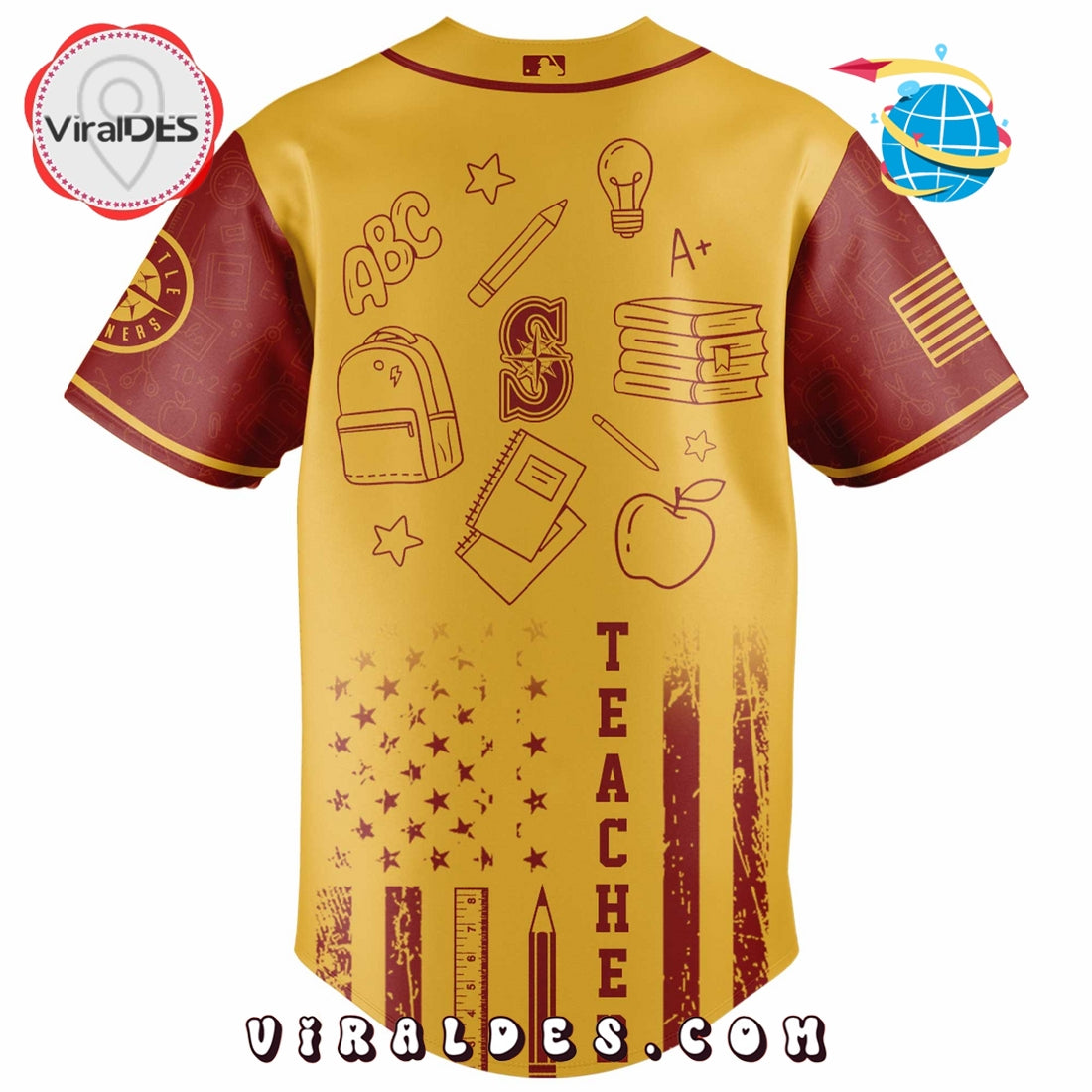 Seattle Mariners MLB x Teacher Appreciation Day Jersey