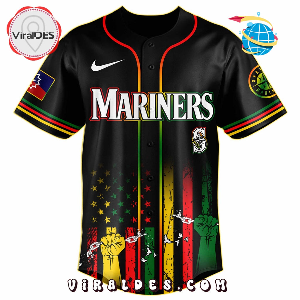 Seattle Mariners x 2025 Juneteenth Day Jersey