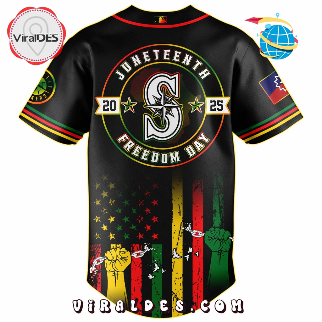 Seattle Mariners x 2025 Juneteenth Day Jersey