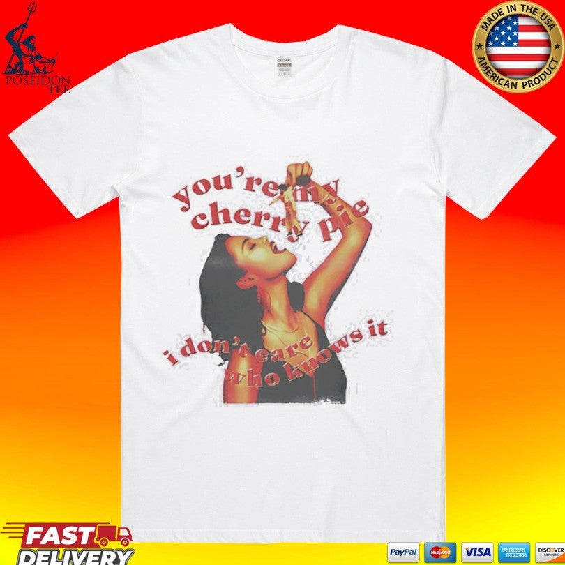 Selena Gomez You’re My Cheey Pie I Don’t Care Who Knows It T-shirt