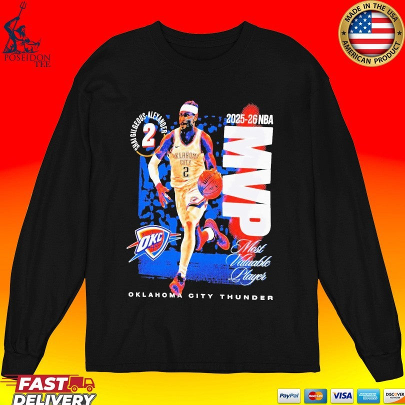 Shai Gilgeous-alexander 2026 Nba Mvp Prime T-shirt
