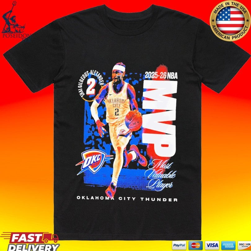 Shai Gilgeous-alexander 2026 Nba Mvp Prime T-shirt