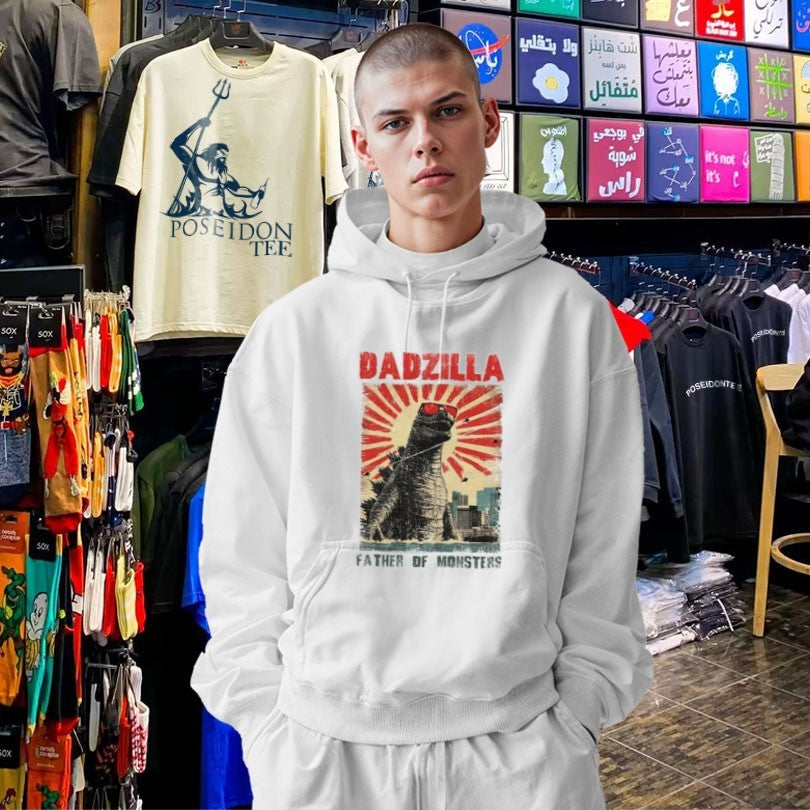 Shark Dadzilla Father Of Monsters T-shirt