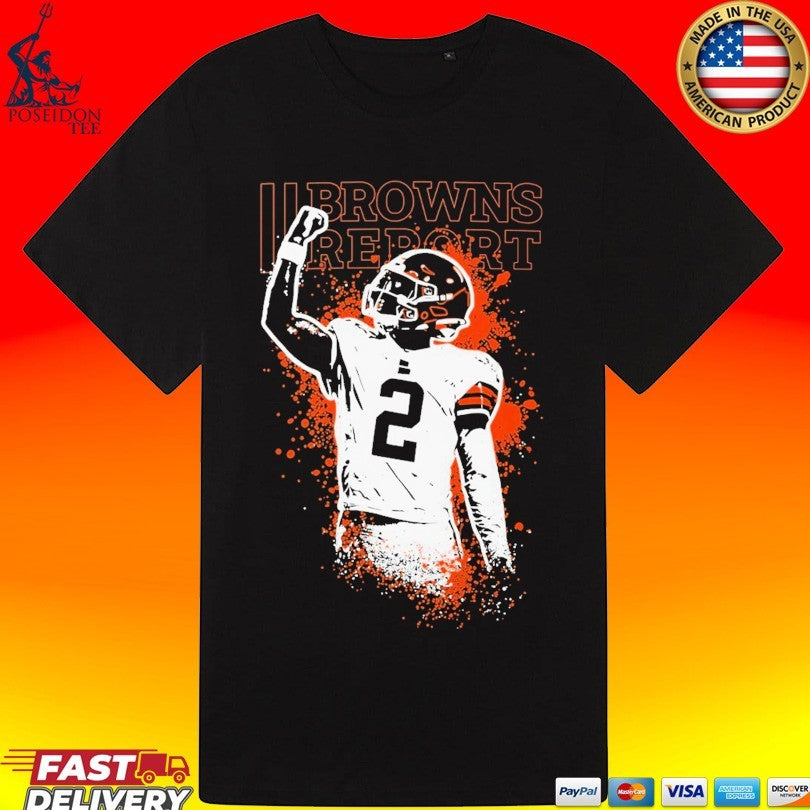 Shedeur Sanders Cleveland Browns Report Perfect Timing 2 T-shirt