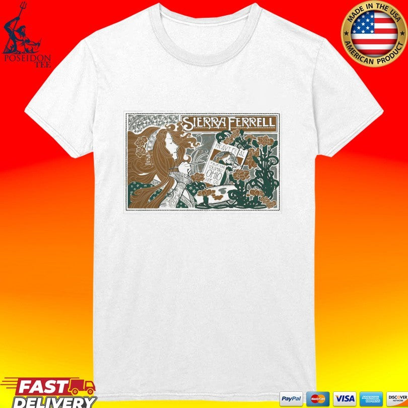 Sierra Ferrell June 12 2026 Event Poster Columbus, Oh Landscape T-shirt