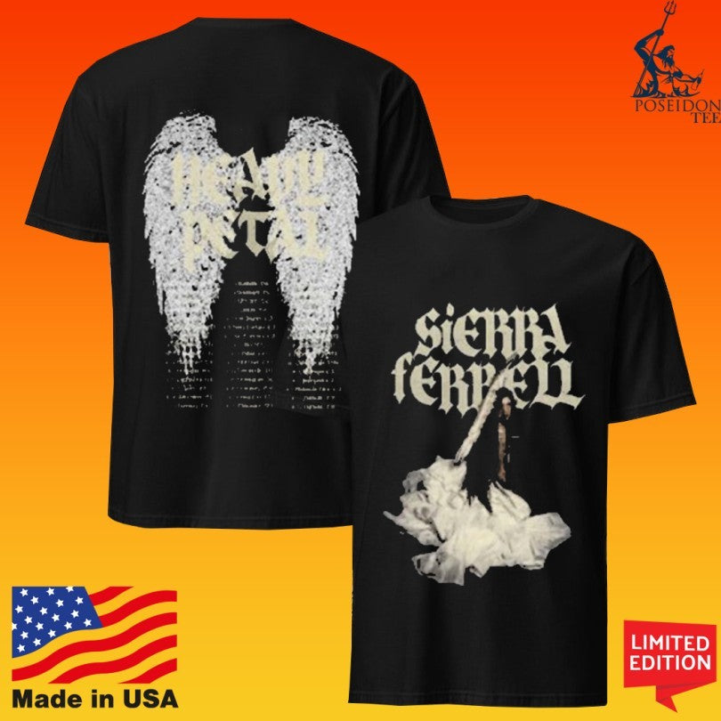 Sierra Ferrell Merch Heavy Petal Tour 2026 Blk Photo Tour Dates T-shirt