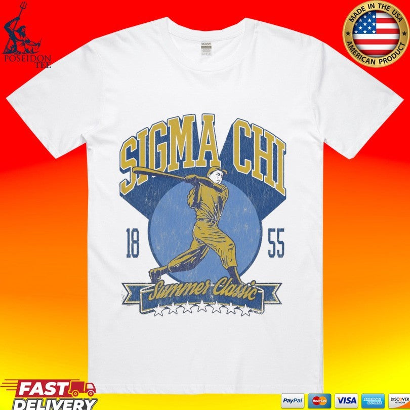 Sigma Chi Summer Classic Baseball 1855 T-shirt