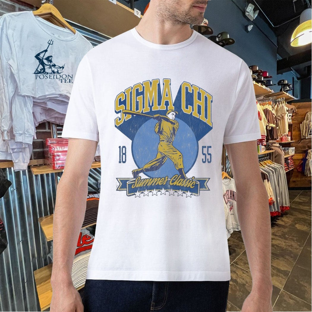 Sigma Chi Summer Classic Baseball 1855 T-shirt