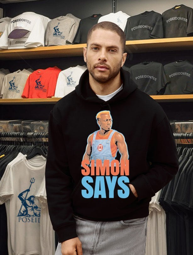 Simon Says Demolition Man Inspired Villain Graphic T-shirt