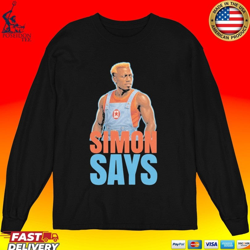 Simon Says Demolition Man Inspired Villain Graphic T-shirt