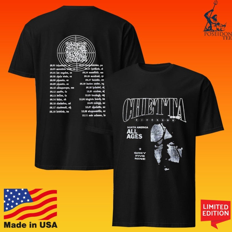 Sin Krewe Chetta Greyday 2025 Tour T-shirt