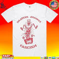 Skaters Against Fascism Cherries Wheels S.a.f T-shirt