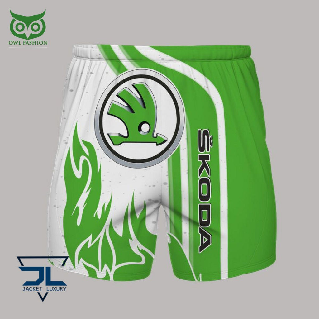 Skoda Auto Car Motor Brand 3D Polo Hoodie Tshirt