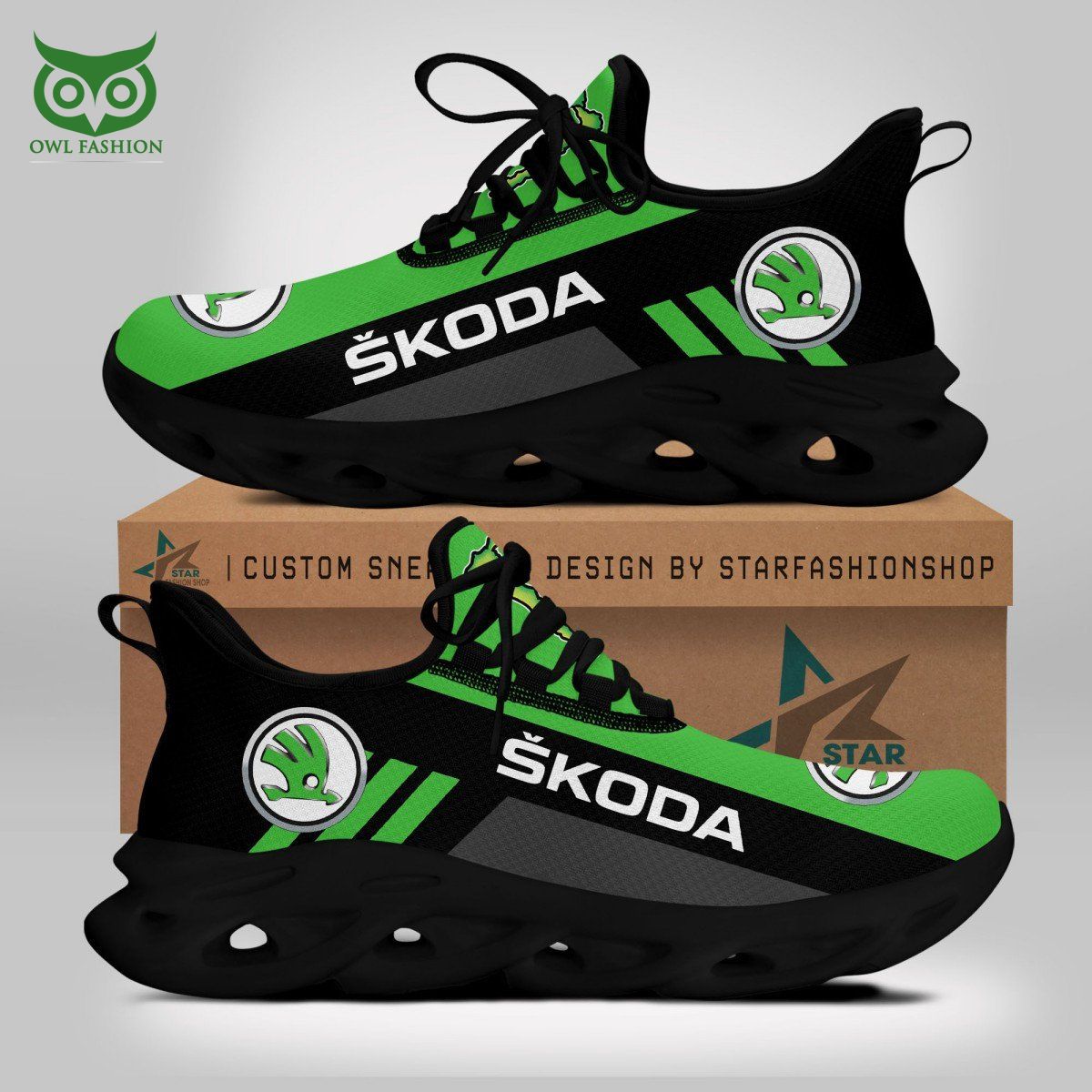 Skoda Auto Motor Car Brand Premium Max Soul Shoes