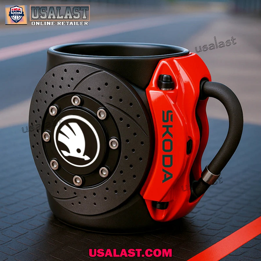Skoda Car Logo Brake Caliper Mug