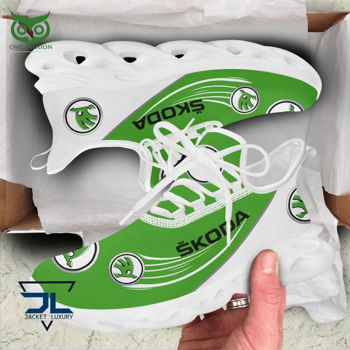 Skoda Trending Car Brand Premium Max Soul Shoes